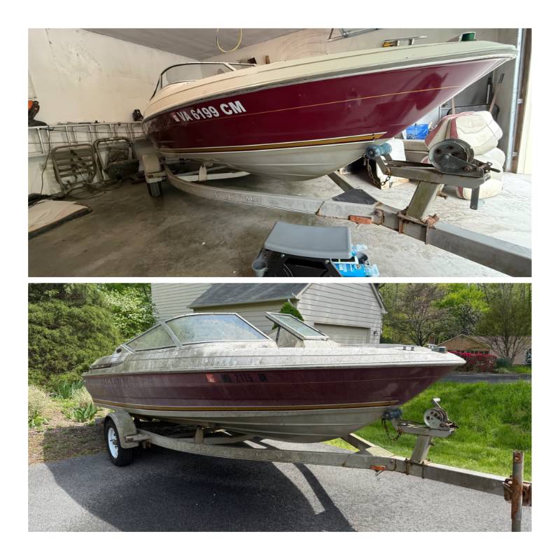 1996 Maxum Bowrider Boat Hull ID Lettering Lettering from Colin M, VA